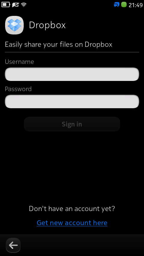 Dropbox support