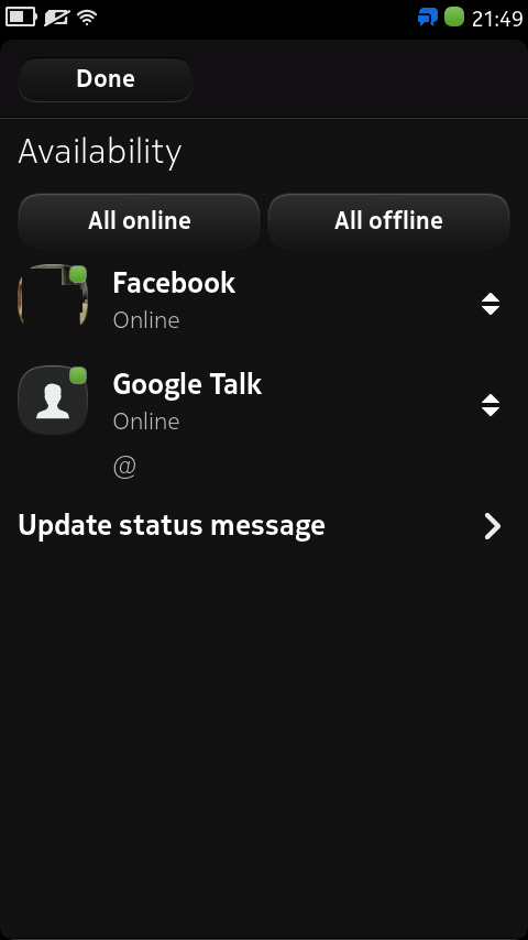 Availability control