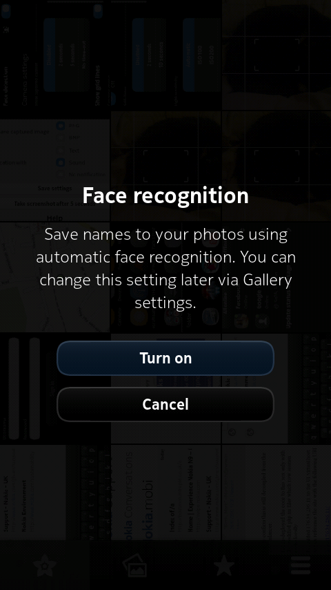 Face recognition